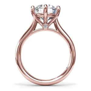 New Fana Six Prong Diamond Engagement Ring