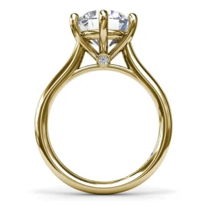 New Fana Six Prong Diamond Engagement Ring