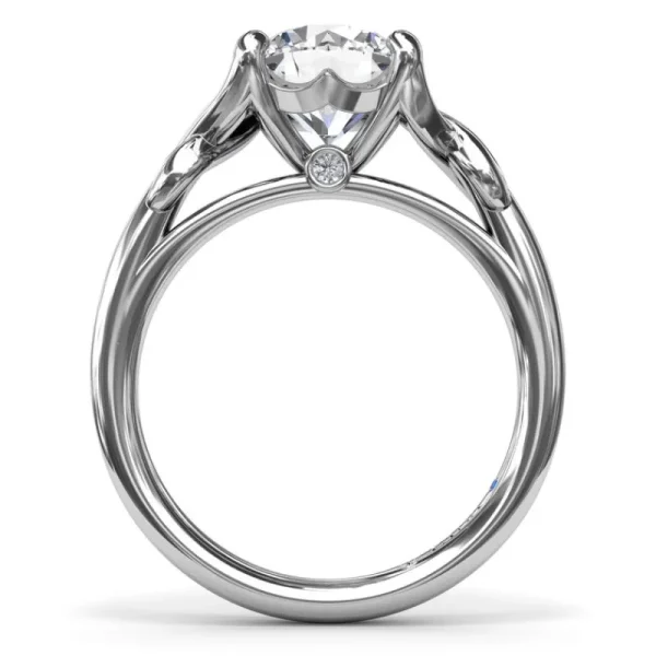 Online Fana Smooth Love Knot Diamond Engagement Ring