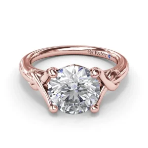 Online Fana Smooth Love Knot Diamond Engagement Ring