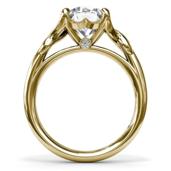 Online Fana Smooth Love Knot Diamond Engagement Ring