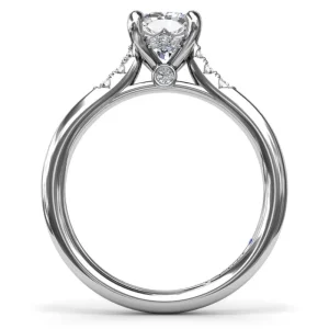 Discount Fana Sophisticated Cushion Diamond Engagement Ring