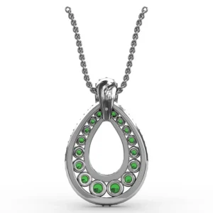Sale Fana Steal The Spotlight Emerald and Diamond Pendant