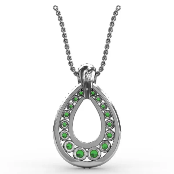 Sale Fana Steal The Spotlight Emerald and Diamond Pendant
