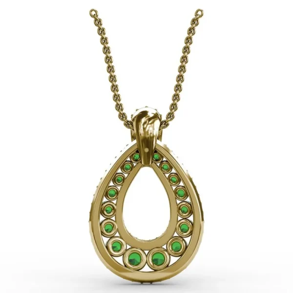 Sale Fana Steal The Spotlight Emerald and Diamond Pendant