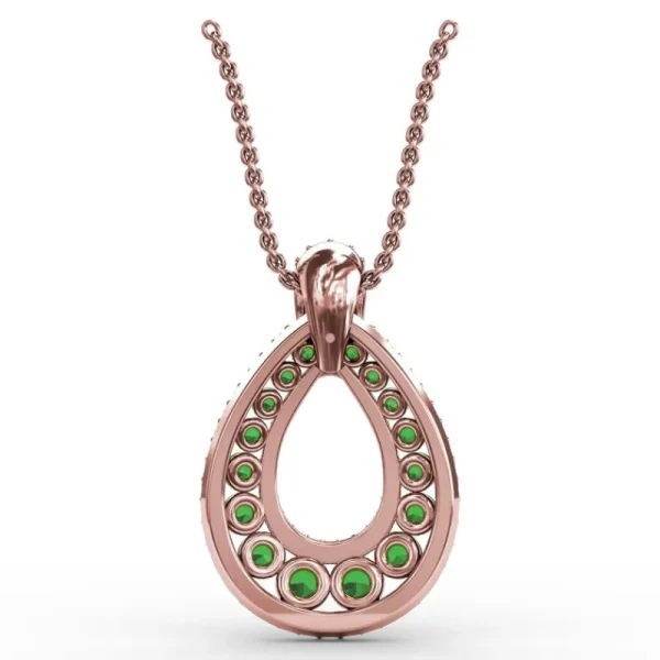 Sale Fana Steal The Spotlight Emerald and Diamond Pendant
