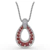 Online Fana Steal The Spotlight Ruby and Diamond Pendant