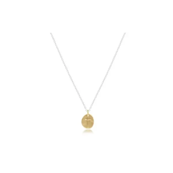 Clearance ENewton Design Sterling Mixed Metal-Inspire Small Gold Charm