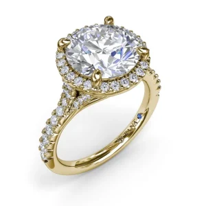 Hot Fana Striking and Bold Diamond Engagement Ring