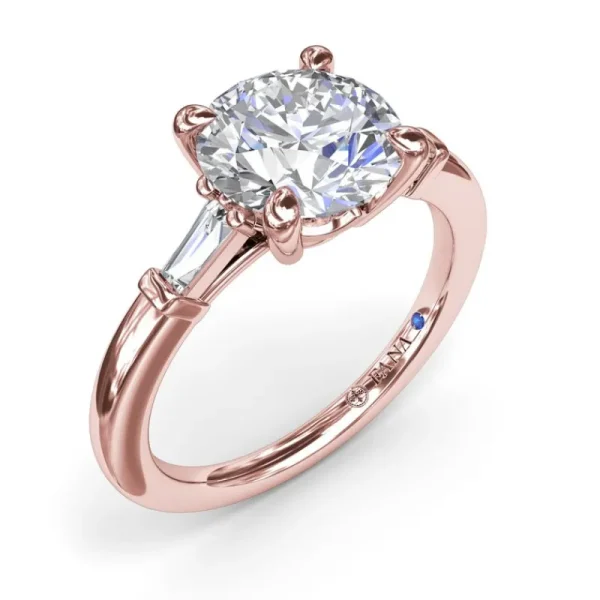 Discount Fana Tapered Baguette Diamond Engagement Ring
