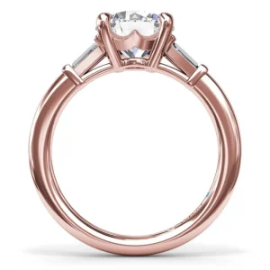 Discount Fana Tapered Baguette Diamond Engagement Ring