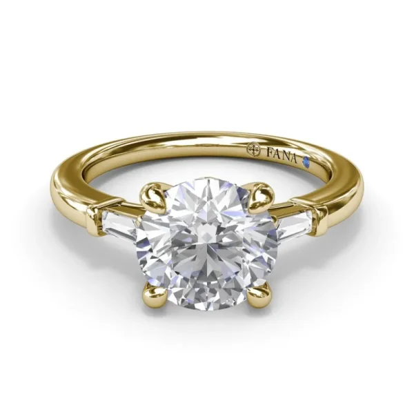 Discount Fana Tapered Baguette Diamond Engagement Ring