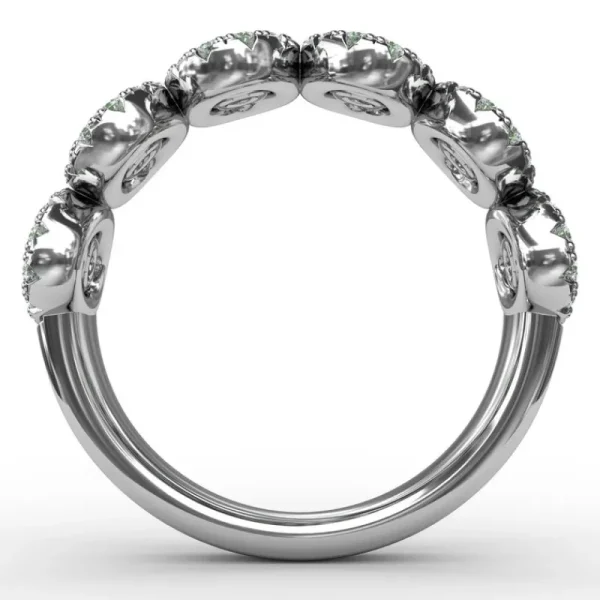 Hot Fana Think Like A Queen Emerald and Diamond Ring
