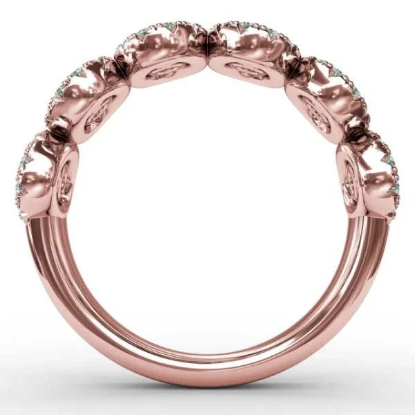 Hot Fana Think Like A Queen Emerald and Diamond Ring