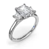 Fashion Fana Three Stone Beauty Diamond Engagement Ring
