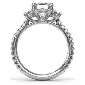 Online Fana Three Stone Beauty Diamond Engagement Ring