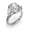 Hot Fana Three Stone Diamond Cadillac Engagement Ring