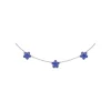 New Fana Three-Station Sapphire Magnolia Necklace
