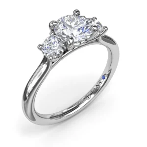 Discount Fana Three-Stone Diamond Engagement Ring