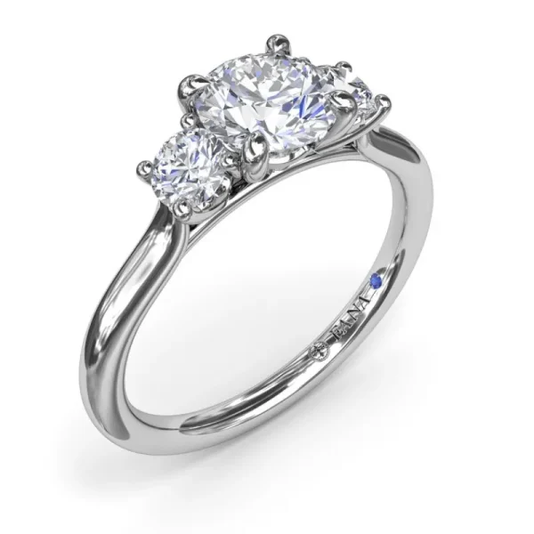 Discount Fana Three-Stone Diamond Engagement Ring