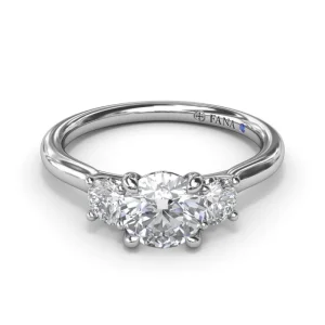 Discount Fana Three-Stone Diamond Engagement Ring