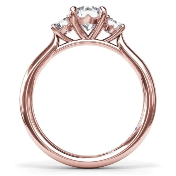 Discount Fana Three-Stone Diamond Engagement Ring