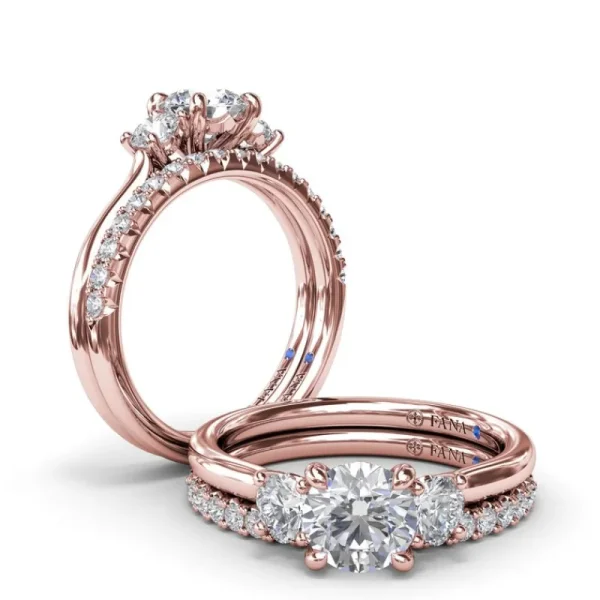 Discount Fana Three-Stone Diamond Engagement Ring