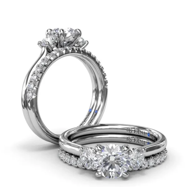 Discount Fana Three-Stone Diamond Engagement Ring