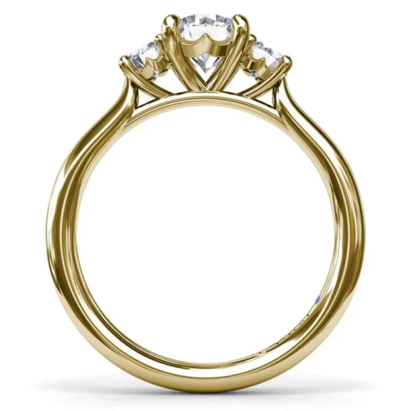 Discount Fana Three-Stone Diamond Engagement Ring