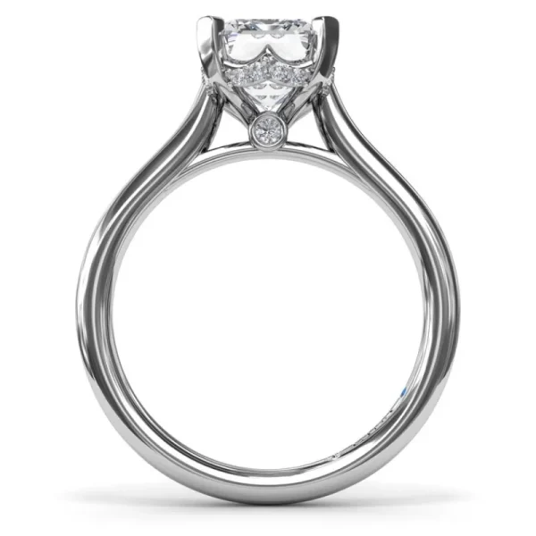 Best Fana Timeless Hidden Halo Diamond Engagement Ring