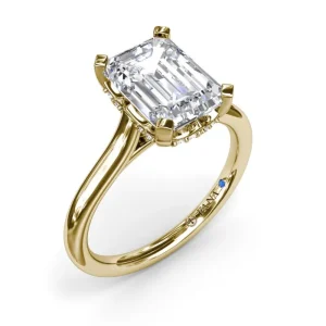 Best Fana Timeless Hidden Halo Diamond Engagement Ring