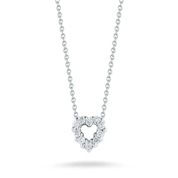Online Roberto Coin Tiny Treasures Diamond Heart Necklace