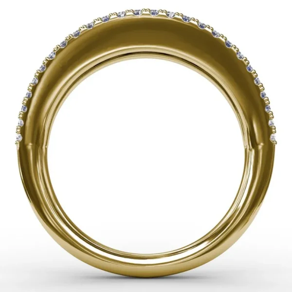 Hot Fana Walk This Way Sapphire and Diamond Ring