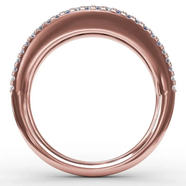 Hot Fana Walk This Way Sapphire and Diamond Ring