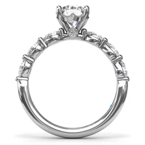 New Fana Whimsical Diamond Engagement Ring