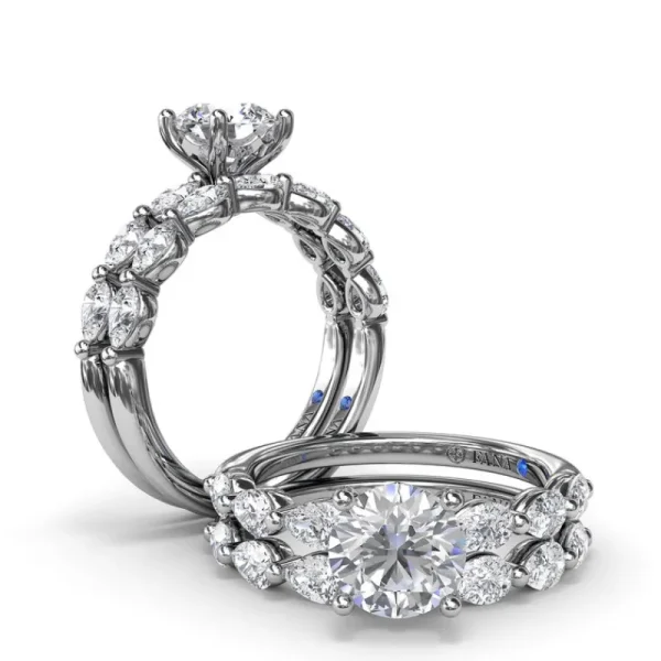 New Fana Whimsical Diamond Engagement Ring