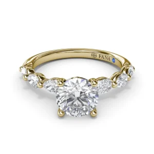 New Fana Whimsical Diamond Engagement Ring