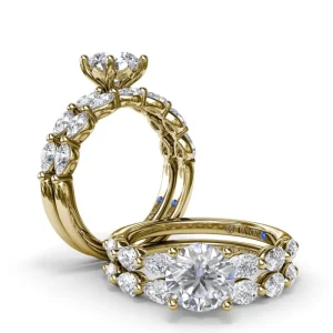 New Fana Whimsical Diamond Engagement Ring